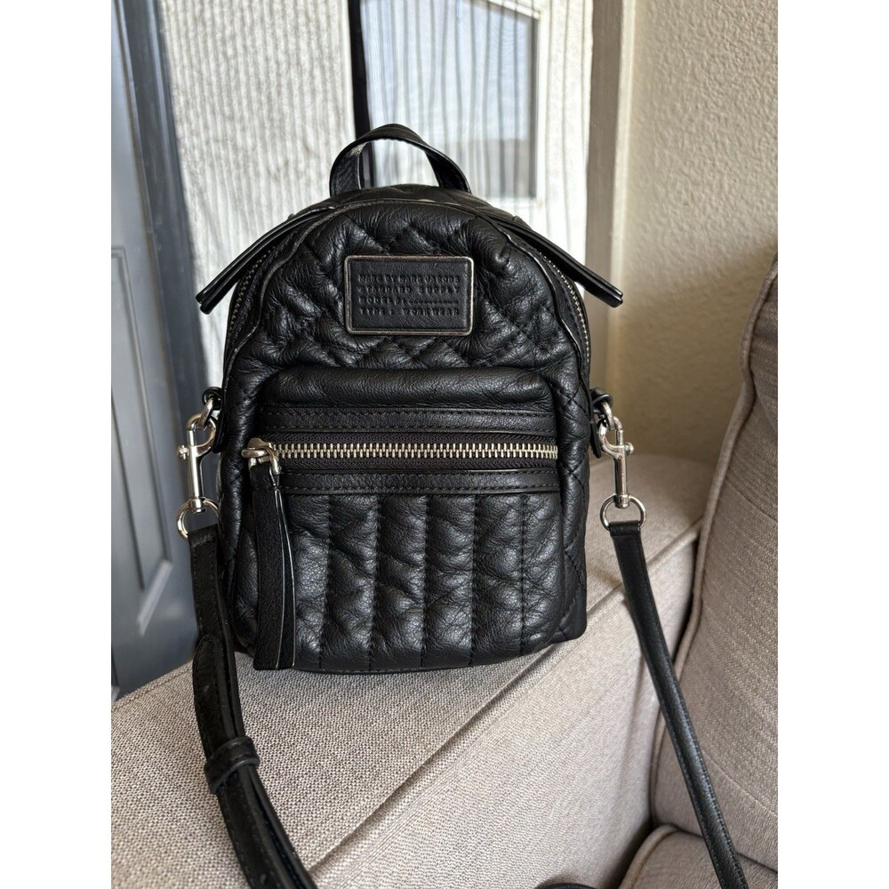 Marc by Marc Jacobs Domo Biker Quilted Biker Leather Crossbody Bag Soft
